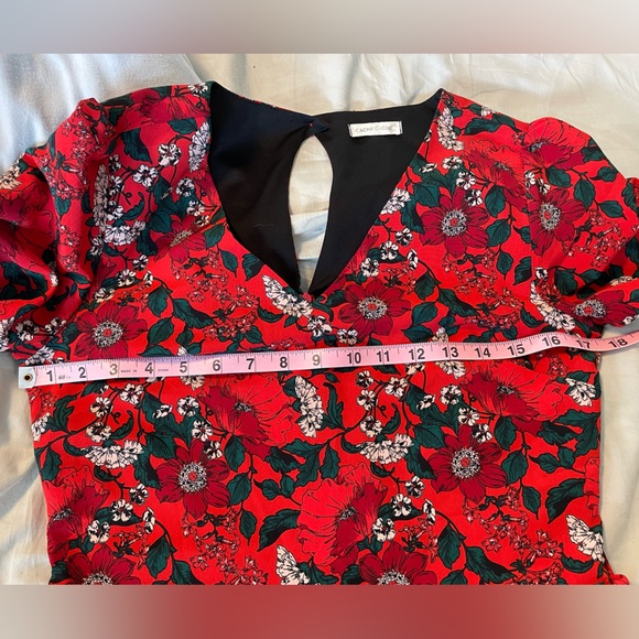 Wide leg cropped floral jumpsuit - Picture 8 of 10